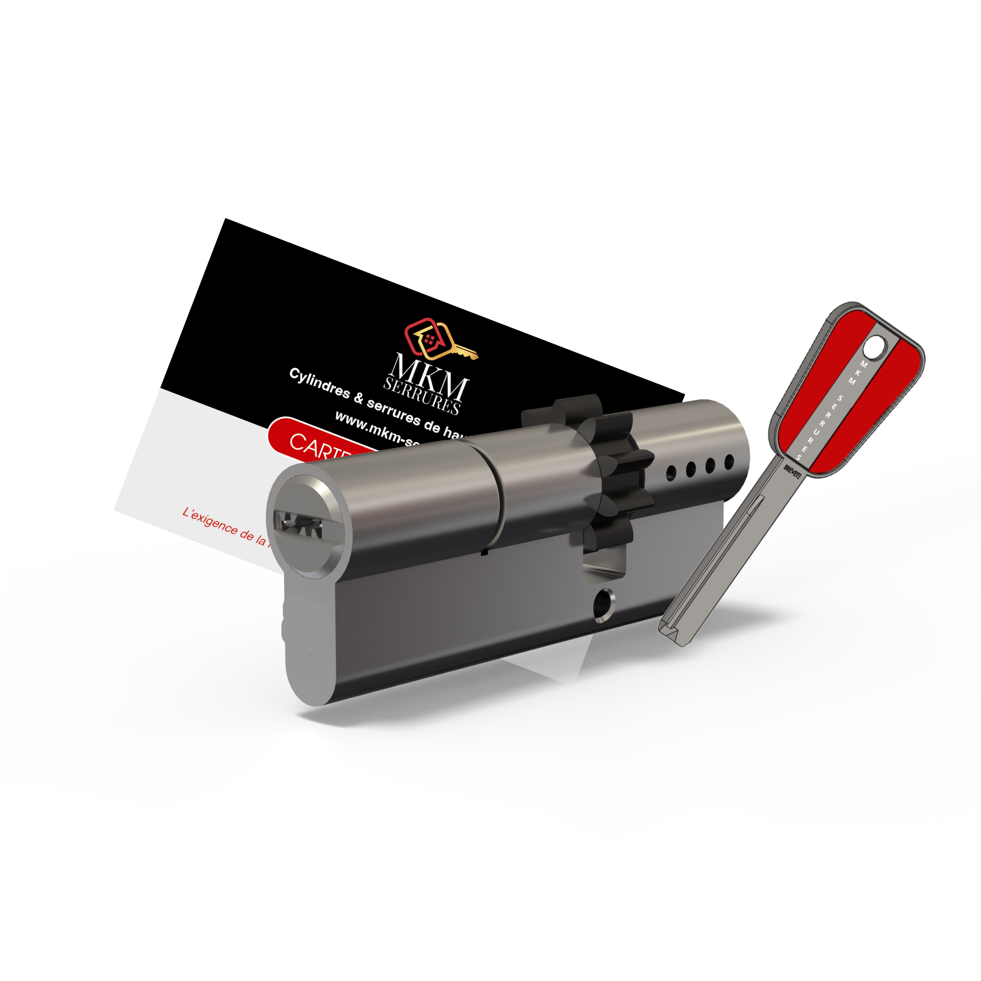 Cylindre Roc d'adaptation pour serrure carénée Reelax ou Muel